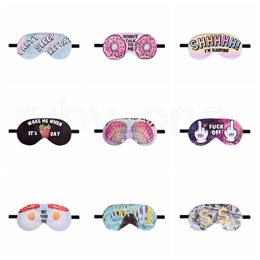 3D Printing Eye Sleep Masks Sleeping Eye Mask Lovely Eye Care Shade Blindfold Sleep Mask Eyes Cover Sleeping Tools Mascaras Para Dormir Para Los Ojos