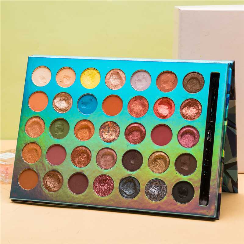 Shimmer Eye Shadow Paletter 35 Colors Pigmented Powder Pressed Eyeshadow Makeup Kit Eye Shadow with Brusher eyeshadow pallete, Highlighter 2034
Shimmer Eye Shadow Paletter 35 Colors Pigmented Powder Pressed Eyeshadow Makeup Kit Eye Shadow with Brusher eyeshadow pallete, Highlighter 2034