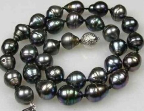 Fast Free shipping Fine Pearl Jewelry 18 "12-13MM GENUINE TAHITIAN BLACK PEARL NECKLACE
Fast Free shipping Fine Pearl Jewelry 18 "12-13MM GENUINE TAHITIAN BLACK PEARL NECKLACE