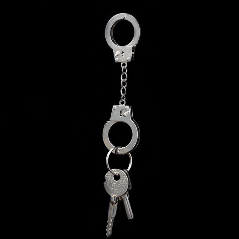 Simulation handcuffs metal keychain car key bottle opener men and women keychain