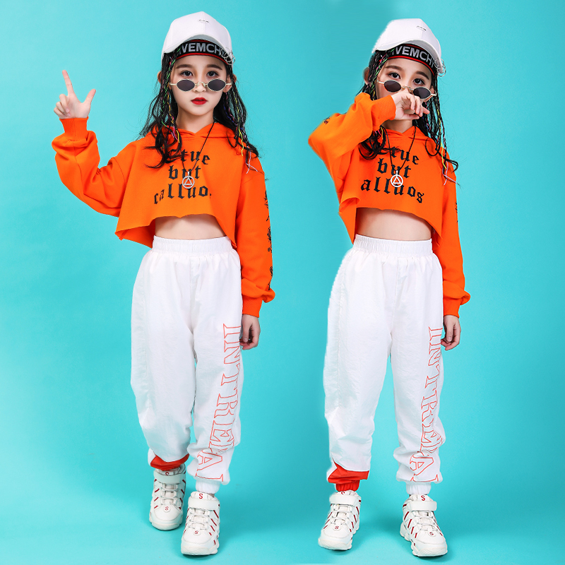 Kids Jazz Dance Clothing Girl Navel Hoodies Street Dance Outfit Hip Hop Pant Children Performance Costume Stage Dress 3223, Top
Kids Jazz Dance Clothing Girl Navel Hoodies Street Dance Outfit Hip Hop Pant Children Performance Costume Stage Dress 3223, Top