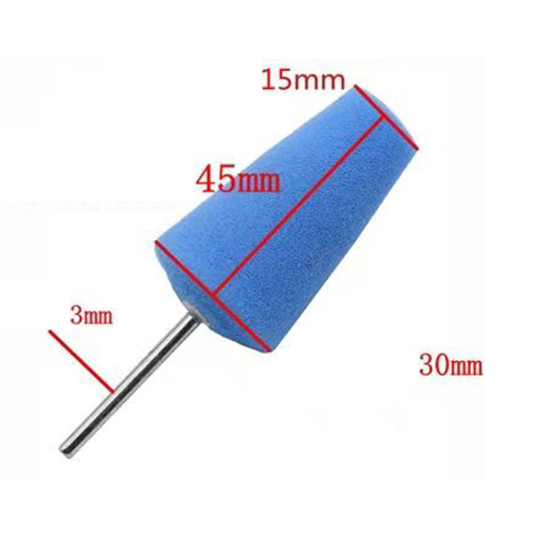 Portable Car Door Sponge Column Hand Tools Polishing Cone-shape Sponges Wheel Corner Pin Polish Tool Auto Care Parts Universal