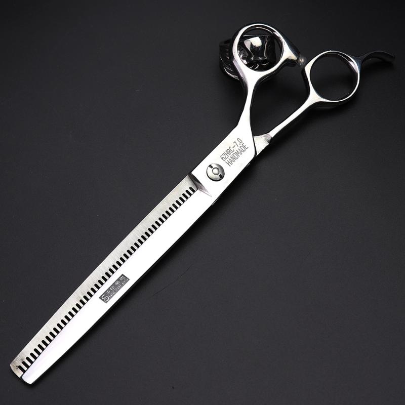 Japan 440c Professional 7.5 inch Pet Hair Dog Grooming Cutting&Thinning Hairdressing Scissors Set
