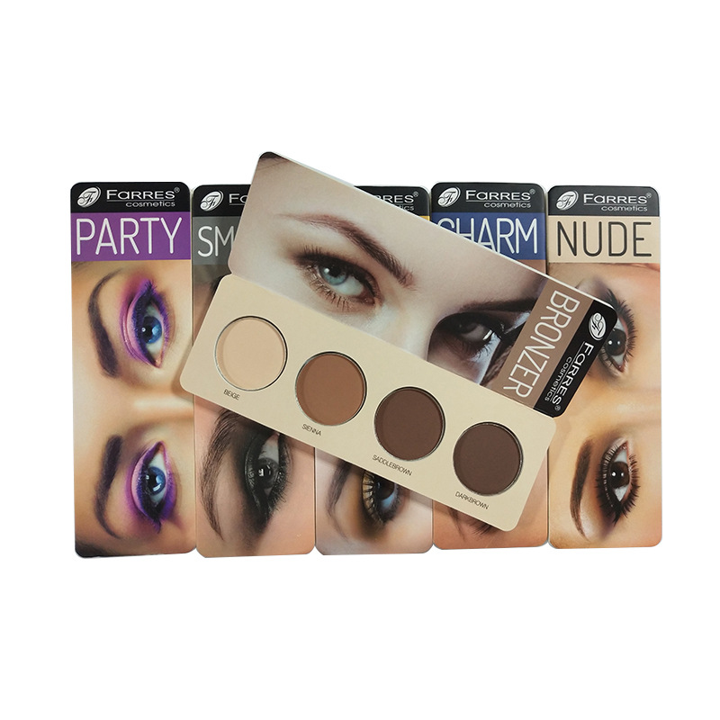 

New Smoky Eyeshadow Palette Matte Glitter Waterproof Pearlescent Earth Nude Blue Gray Purple Pigment Makeup Cosmetics Colorful, 04