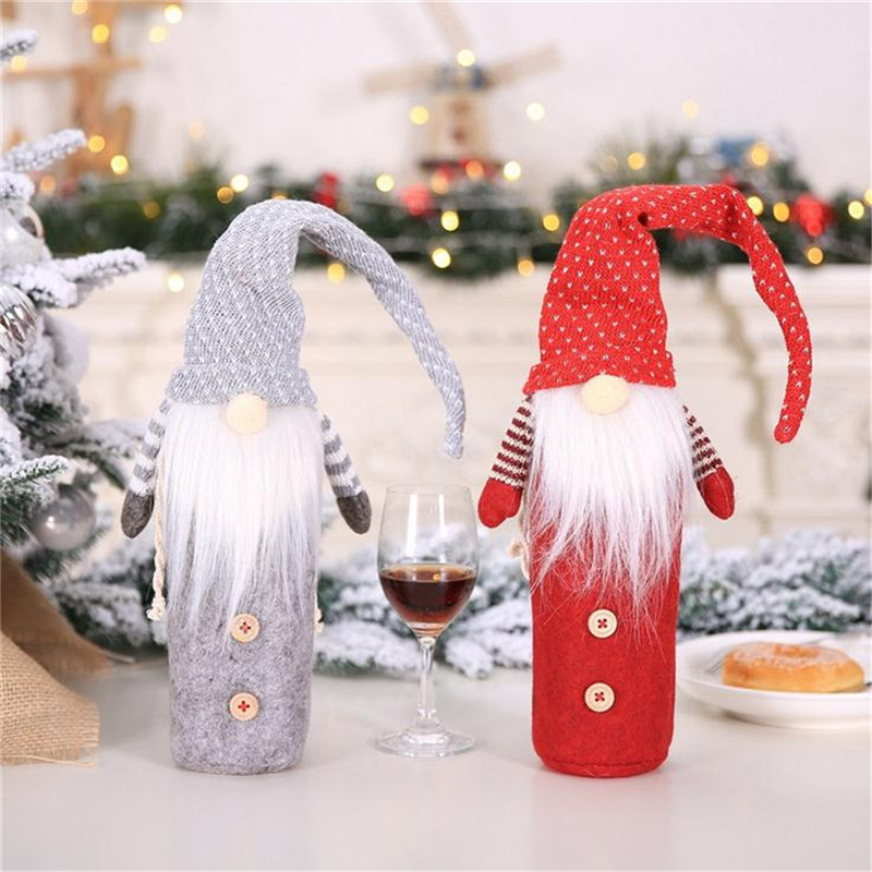 Creative Christmas Wine Bottle Cover Bag Mysterious Faceless Santa Decoration Xmas Party Decor Christmas Decorations For Home@5
Creative Christmas Wine Bottle Cover Bag Mysterious Faceless Santa Decoration Xmas Party Decor Christmas Decorations For Home@5