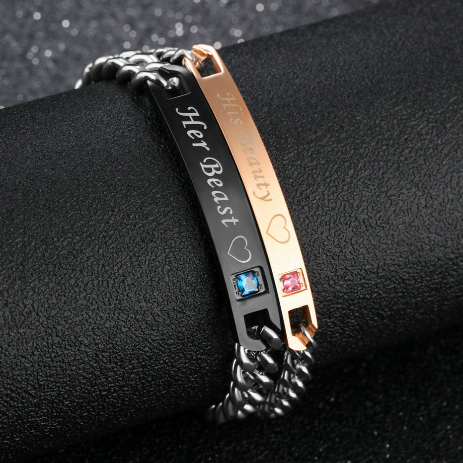 Fashion Silver Love Bangle Men Women Her King His Queen Couple Bracelets Titanium Steel Crystal Crown Charm Wedding Bracelets
Fashion Silver Love Bangle Men Women Her King His Queen Couple Bracelets Titanium Steel Crystal Crown Charm Wedding Bracelets