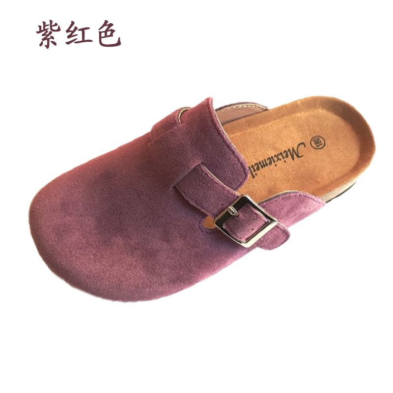 Girls Slippers Kids Cork Home Shoes baby boys Children Fashion Suede Casual Sandals 2019 Autumn Comfortable Children Slippers