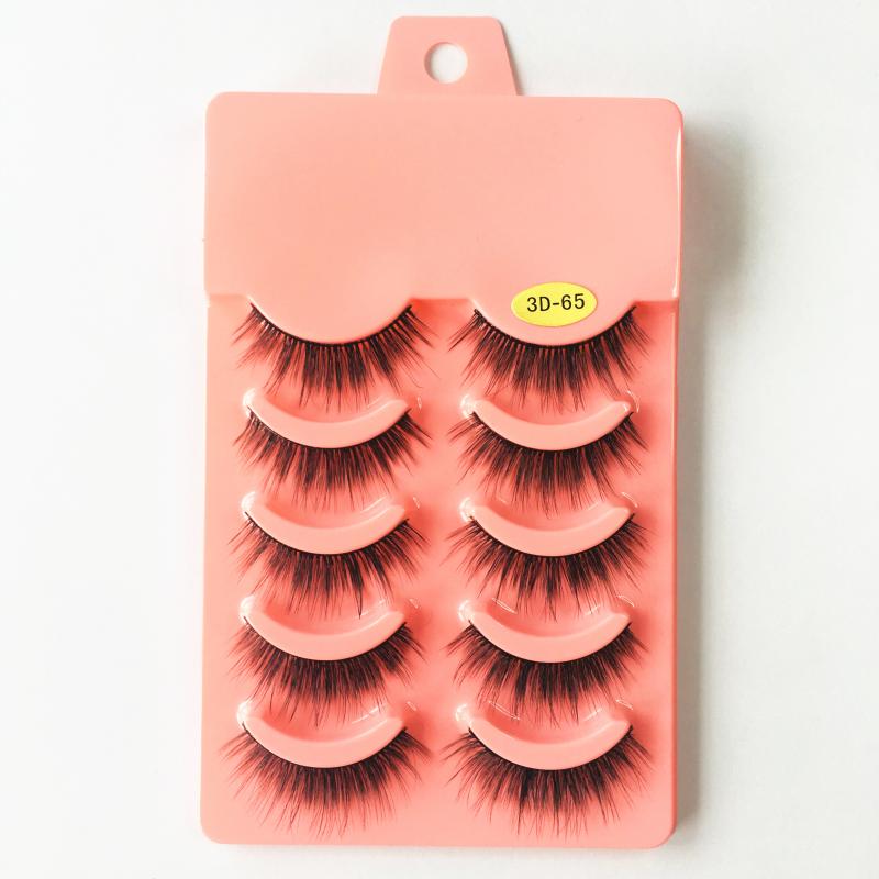 5 Pairs 3D Mink Eyelashes Makeup 100% Handmade 3D eyeLashes Natural Long False Extension for Women Makeup Beauty Daily
5 Pairs 3D Mink Eyelashes Makeup 100% Handmade 3D eyeLashes Natural Long False Extension for Women Makeup Beauty Daily