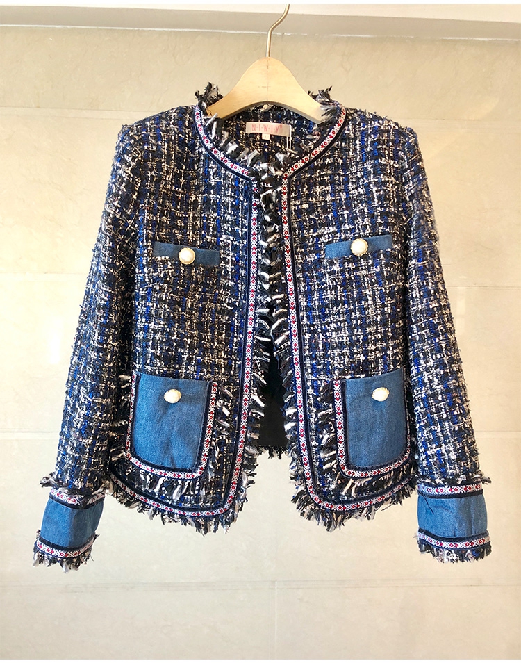 New Fashion Autumn Runway Tweed Jacket Coat 2019 Winter Women Long Sleeve Single-Breasted Tassels Hot Thick Woolen Women acket Outwear, Same as picture
New Fashion Autumn Runway Tweed Jacket Coat 2019 Winter Women Long Sleeve Single-Breasted Tassels Hot Thick Woolen Women acket Outwear, Same as picture