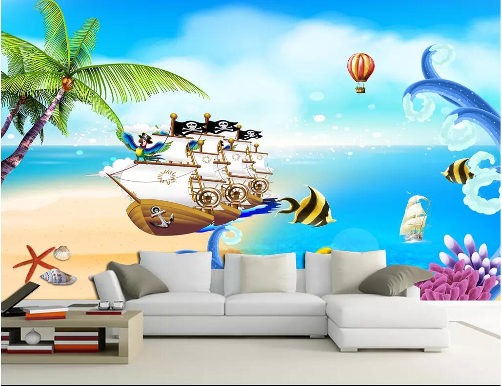 WDBH 3d wallpaper custom photo Cartoon pirate ship sea view children room background Home decor 3d wall murals wallpaper for walls 3 d, Non-woven wallpaper
WDBH 3d wallpaper custom photo Cartoon pirate ship sea view children room background Home decor 3d wall murals wallpaper for walls 3 d, Non-woven wallpaper