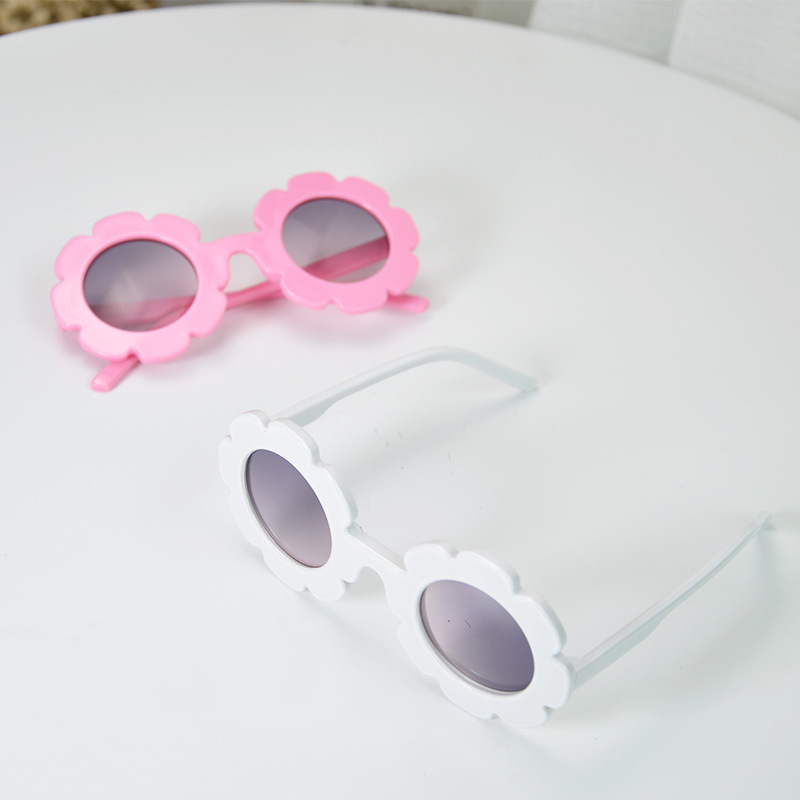 2019 New Baby Children Round Flower Eyewear Summer Toddler Kids Sun Glasses Boys Girls Student Sunglasses Z260305