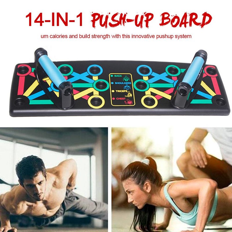 14 In 1 Foldable Push Up Rack Push-up Board Adjustable Body Building Pushup Stand Muscle Training Fitness Exercise Equipment
14 In 1 Foldable Push Up Rack Push-up Board Adjustable Body Building Pushup Stand Muscle Training Fitness Exercise Equipment