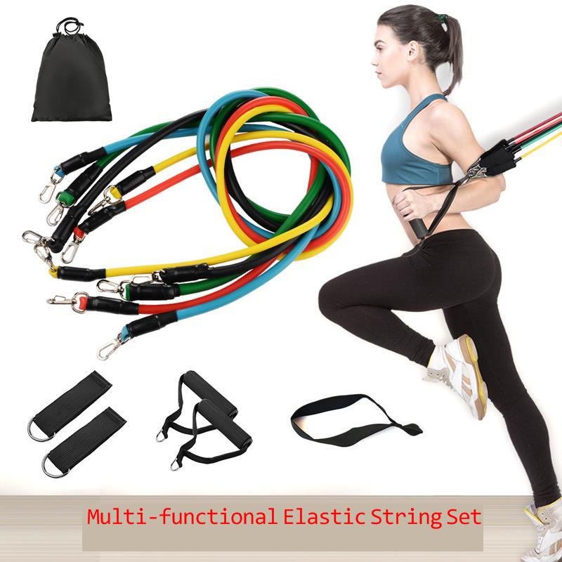 11Pcs/Set Resistance Bands, Workout Exercise Training Tube Pull Rope, Rubber Expander Elastic Bands For Fitness
11Pcs/Set Resistance Bands, Workout Exercise Training Tube Pull Rope, Rubber Expander Elastic Bands For Fitness