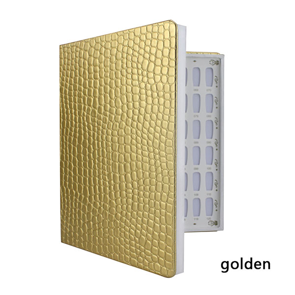 Nail Practice & Display Professional Artificial Leather 120 Colors Card Book Chart With Pcs False Gel Polish Art Tips