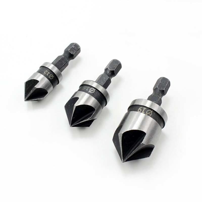 3PCS/Set 12mm 16mm 19mm Countersink Drill Bit Set 90 Degree Chamfering Cutter Mayitr For Wood Metal
3PCS/Set 12mm 16mm 19mm Countersink Drill Bit Set 90 Degree Chamfering Cutter Mayitr For Wood Metal