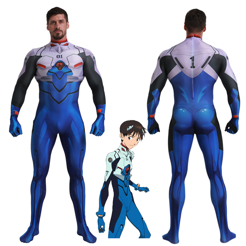 NEON GENESIS EVANGELION Ikari Shinji Cosplay Costume 3D Printed Zentai Suit Halloween Catsuit
NEON GENESIS EVANGELION Ikari Shinji Cosplay Costume 3D Printed Zentai Suit Halloween Catsuit