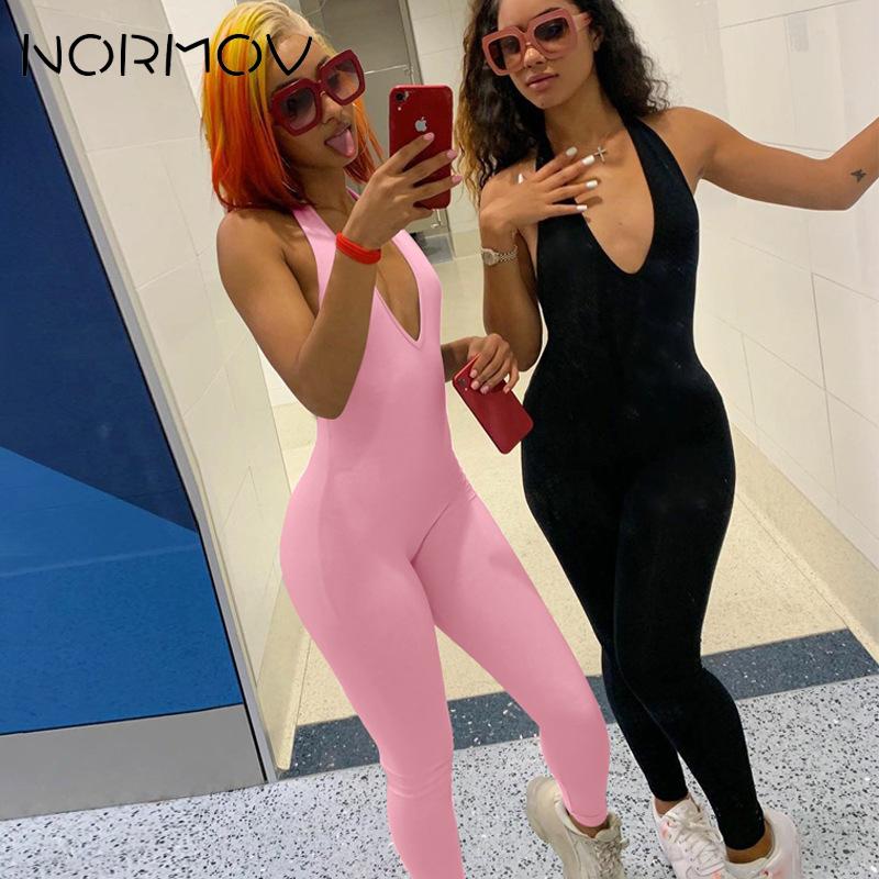 NORMOV Woman Fitness Yoga Jumpsuits Sleeveless Elastic Skinny Solid Sports One PCS Set 2020 V Neck Women Workout Set Sports Wear, Black
NORMOV Woman Fitness Yoga Jumpsuits Sleeveless Elastic Skinny Solid Sports One PCS Set 2020 V Neck Women Workout Set Sports Wear, Black