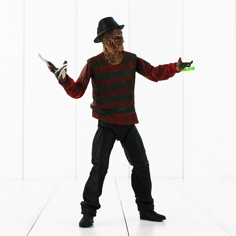 19cm Neca Horror Film A Nightmare On Elm Street Freddy Krueger 30th Pvc Action Figure Model Toys Doll C19041501