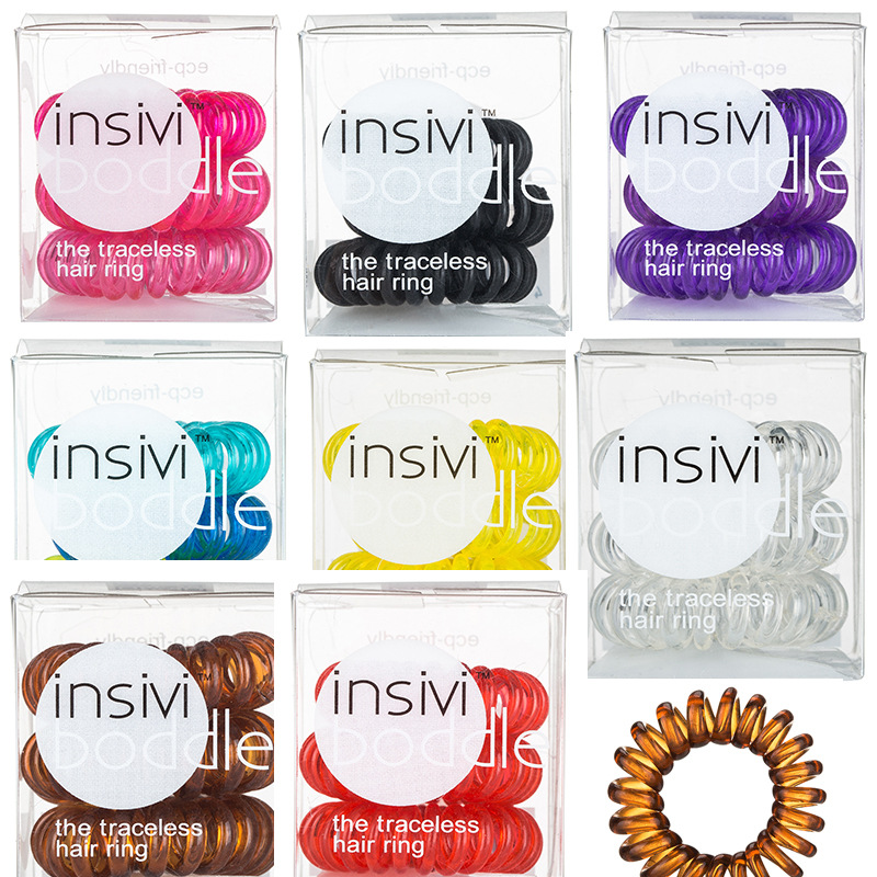 3pcs/bag Colorful Elastic Plastic Rubber Spiral Coil Telephone Cord Wire No Crease Hair Ties Scrunchies Hair Ring Band
3pcs/bag Colorful Elastic Plastic Rubber Spiral Coil Telephone Cord Wire No Crease Hair Ties Scrunchies Hair Ring Band