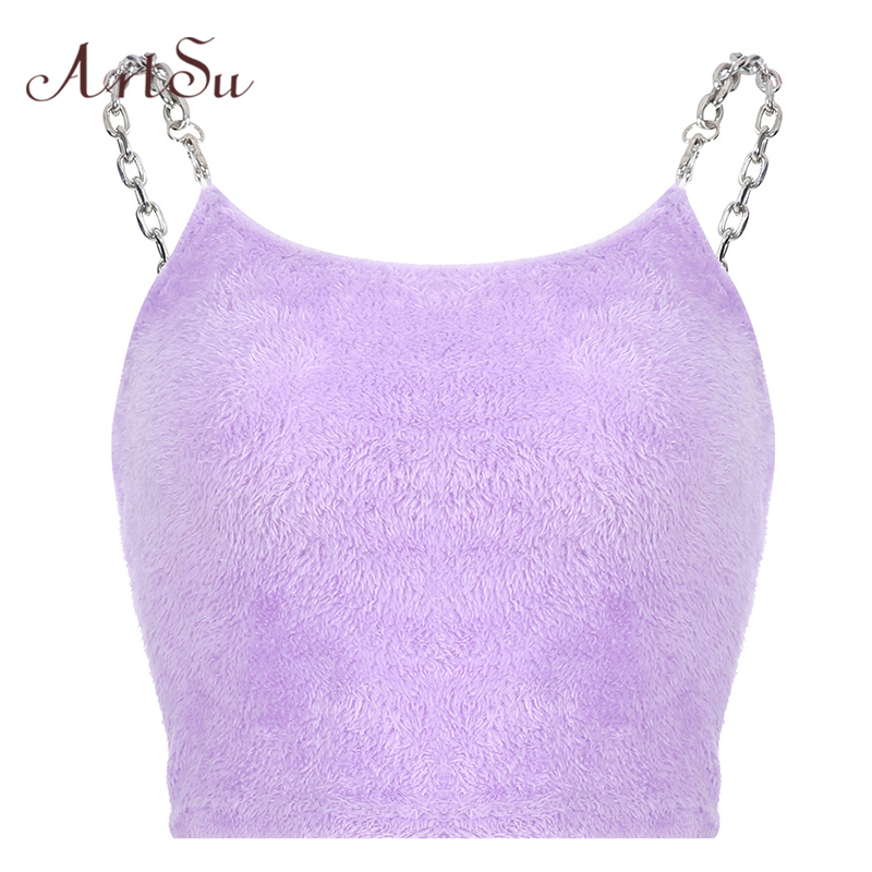 Purple Chain Top Sleeveless Backless Off Shoulder Crop Top Femme Ladies Summer Tops for Women 2020 Streetwear ASVE20560
Purple Chain Top Sleeveless Backless Off Shoulder Crop Top Femme Ladies Summer Tops for Women 2020 Streetwear ASVE20560