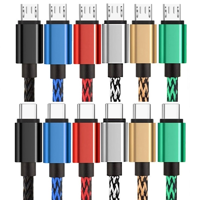 Quick charging cord type c Micro usb Cables 1m 2m 3m Thicker braided cable for samsung s8 s9 s10 note 10 htc lg android phone, Mix color by buyer
Quick charging cord type c Micro usb Cables 1m 2m 3m Thicker braided cable for samsung s8 s9 s10 note 10 htc lg android phone, Mix color by buyer