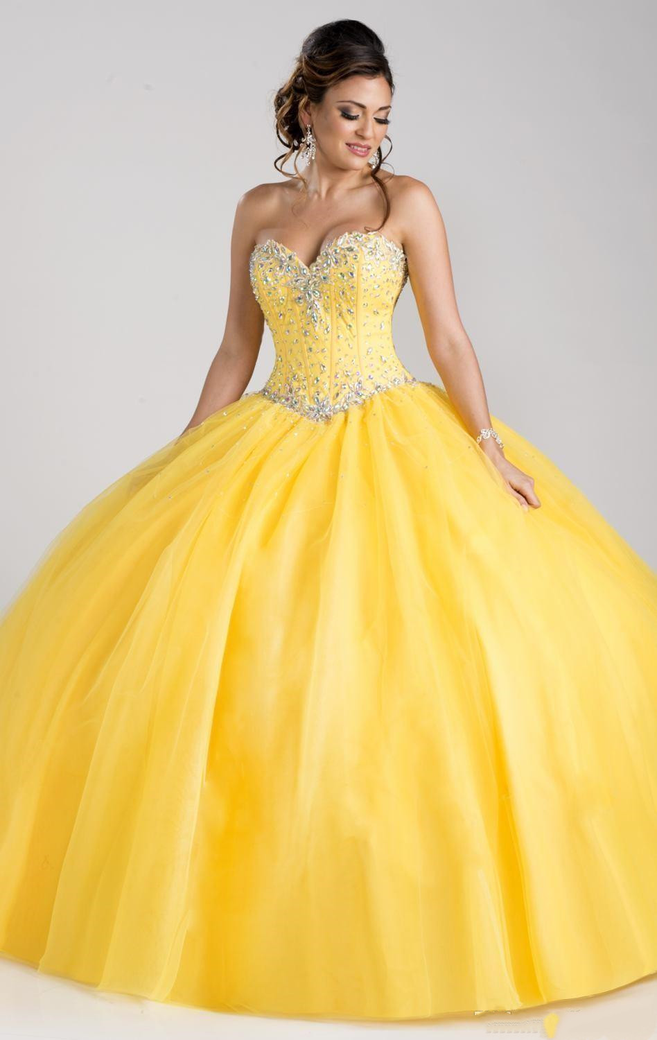 2020 Gorgeous Princess Quinceanera Dresses Beaded Crystal Ball Gowns New Arrival Sweet 16 Dress vestidos de 15 anos Cheap Debutante