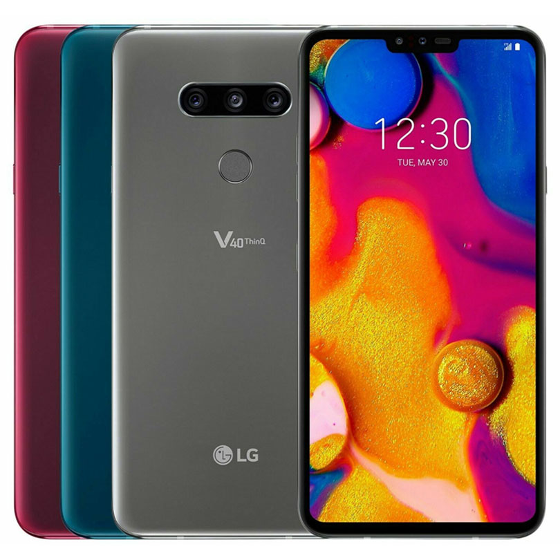 Refurbished Original LG V40 ThinQ V405UA V409N V405EBW 6.4 inch Octa Core 6GB RAM 64/128GB ROM 3+2 Cameras Android 4G LTE Smart Phone 5pcs, Black
Refurbished Original LG V40 ThinQ V405UA V409N V405EBW 6.4 inch Octa Core 6GB RAM 64/128GB ROM 3+2 Cameras Android 4G LTE Smart Phone 5pcs, Black