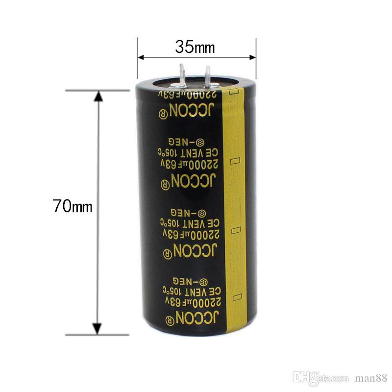 JCCON horn aluminum electrolytic capacitor 63v22000uf volume 35*70 audio amplifier audio