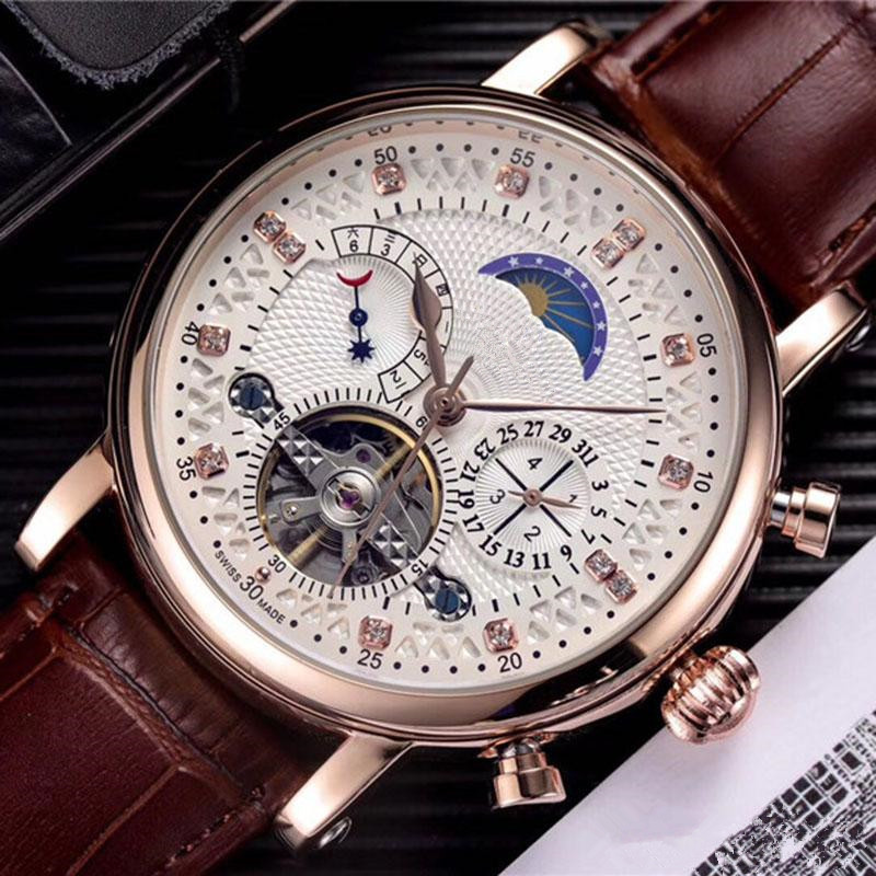 18ct Fashion Swiss men Watch Leather Tourbillon Watch Automatic Men Wristwatch Men Mechanical Steel male Watches Relogio Masculino Clock, 12
18ct Fashion Swiss men Watch Leather Tourbillon Watch Automatic Men Wristwatch Men Mechanical Steel male Watches Relogio Masculino Clock, 12