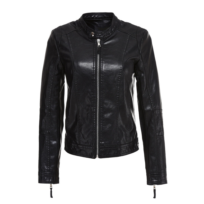 2019 autumn Women New Leather Short Section PU Leather Short Jacket Collar collar Slim Jacket PZ1710, Black
2019 autumn Women New Leather Short Section PU Leather Short Jacket Collar collar Slim Jacket PZ1710, Black