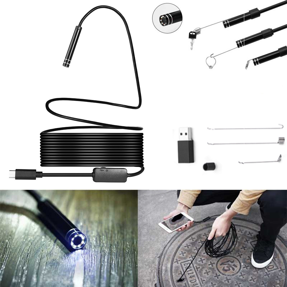 1200P 8LED 10M WiFi Endoscope Camera Inspection HD IP68 Waterproof car Mini 8mm Diameter Camera IOS/Android/Windows/Mac System
1200P 8LED 10M WiFi Endoscope Camera Inspection HD IP68 Waterproof car Mini 8mm Diameter Camera IOS/Android/Windows/Mac System