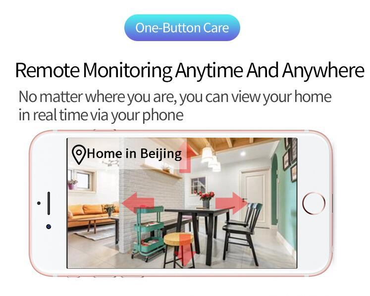 Surveillance Camera 360-Degree Automatic Rotation Tracking Cruise Monitoring HD Night Vision Camera Smart Wireless Wifi PTZ CCTV Camera