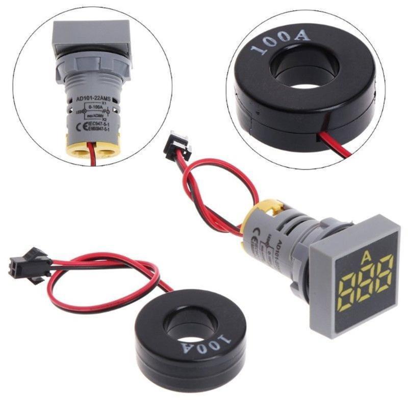 Square LED Digital Ammeter AD101-22AMS Ammeter Small and Delicate Signal Indicator Powerful Table Mini Current Tester Meter
Square LED Digital Ammeter AD101-22AMS Ammeter Small and Delicate Signal Indicator Powerful Table Mini Current Tester Meter