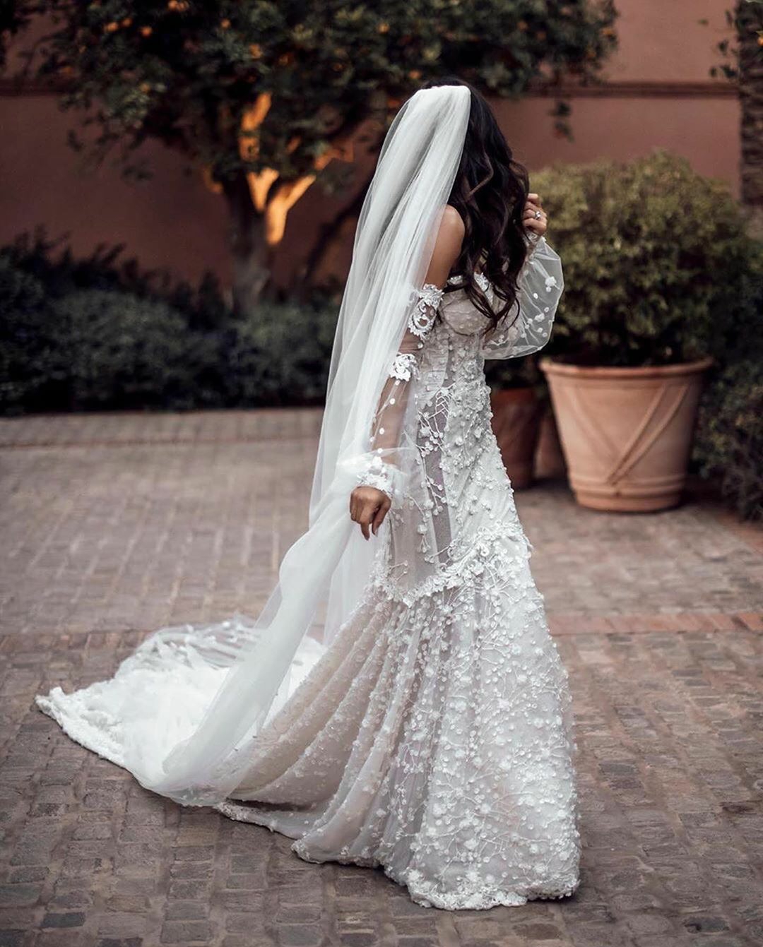 lace bohemian wedding dresses country style sweetheart beads mermaid vestido de novia with removable long sleeves brial wedding gowns