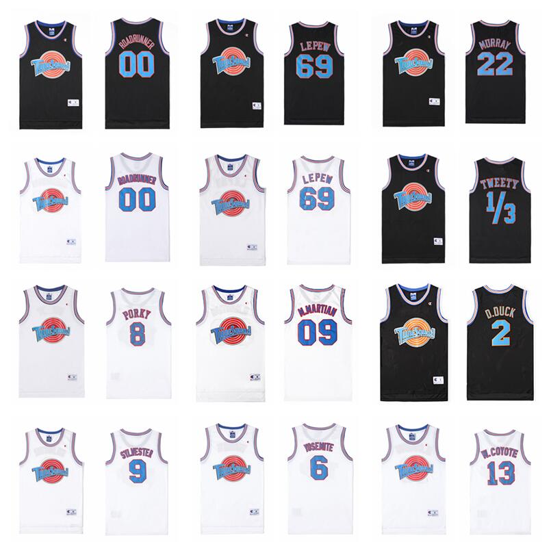Space Jam Basketball Tune Squad Looney Tunes 13 Wile Coyote Jersey 00 Roadrunner 6 Yosemite 8 Porky Pig 09 Marvin the Martian Sylvester, 1/3 black
Space Jam Basketball Tune Squad Looney Tunes 13 Wile Coyote Jersey 00 Roadrunner 6 Yosemite 8 Porky Pig 09 Marvin the Martian Sylvester, 1/3 black