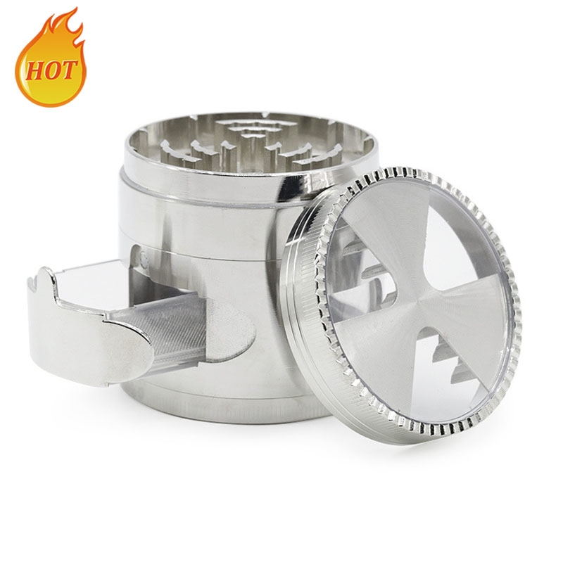 Tobacco Herb Grinder 4 layer 63mm zinc alloy Razor-sharp Teeth pollen press catcher metal grinders With Cabinet Door Clear window DHL
Tobacco Herb Grinder 4 layer 63mm zinc alloy Razor-sharp Teeth pollen press catcher metal grinders With Cabinet Door Clear window DHL
