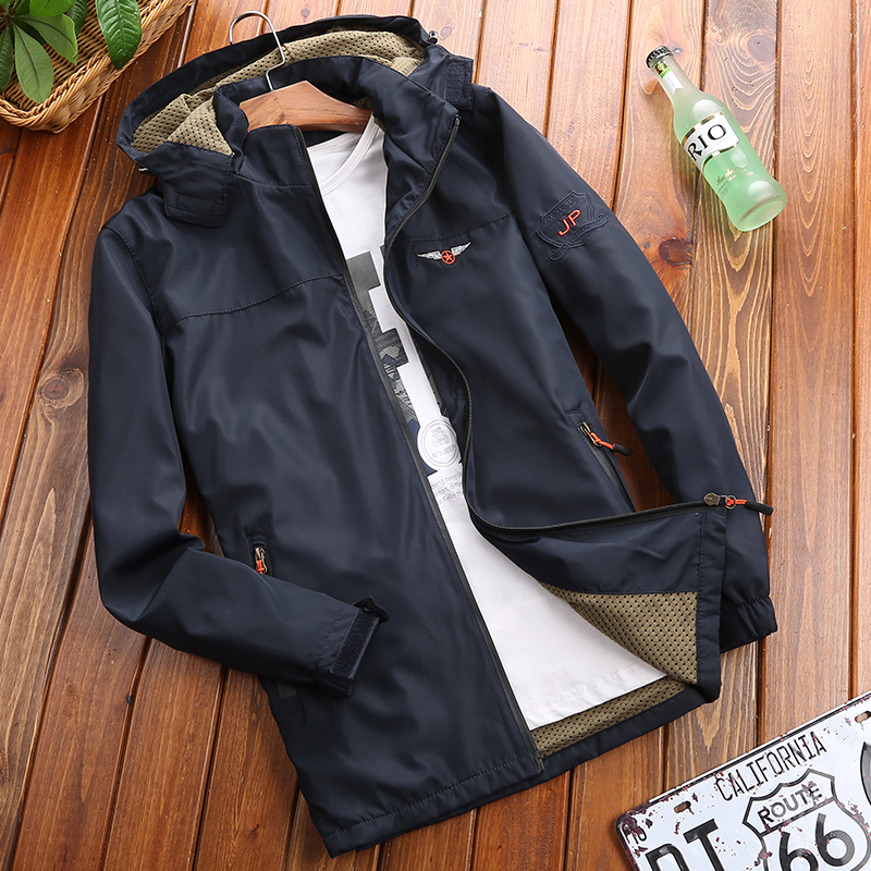2020 Spring Hooded Jacket Men's Bomber Jackets Casual Mens Jacket Solid Outwear Zipper Coat Man Tracksuit Windproof Coat, Blue
2020 Spring Hooded Jacket Men's Bomber Jackets Casual Mens Jacket Solid Outwear Zipper Coat Man Tracksuit Windproof Coat, Blue