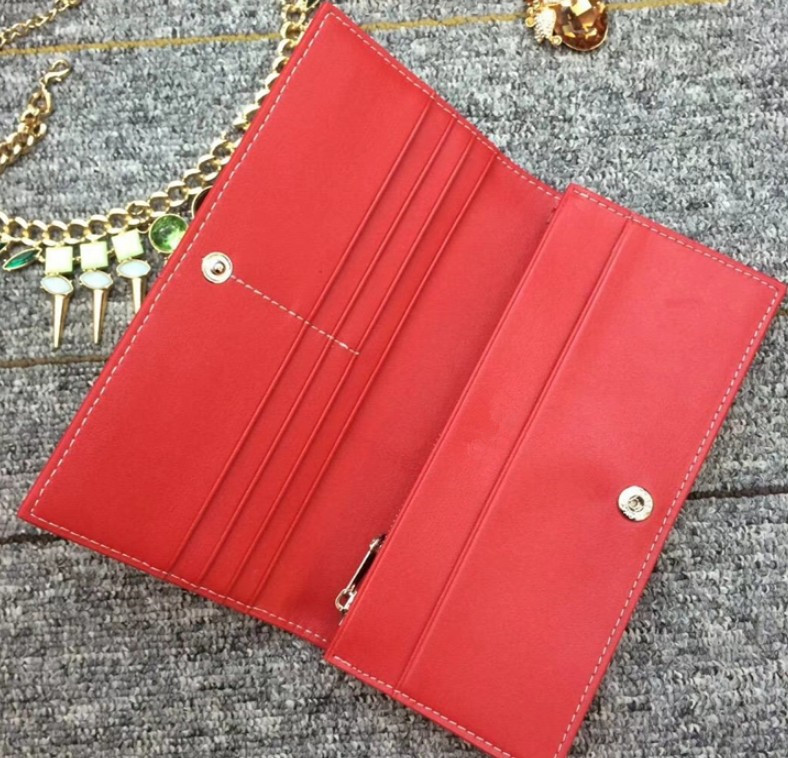 French Men Women Long Wallet Fashion Genuine Leather Clutch Wallets Purse Multi…