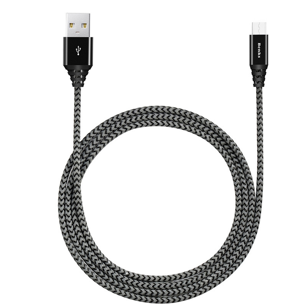 Benks Unbreakable 5V 2A Micro USB Charging Data Transmission Cable for Android Phone 1.2M, Black
Benks Unbreakable 5V 2A Micro USB Charging Data Transmission Cable for Android Phone 1.2M, Black