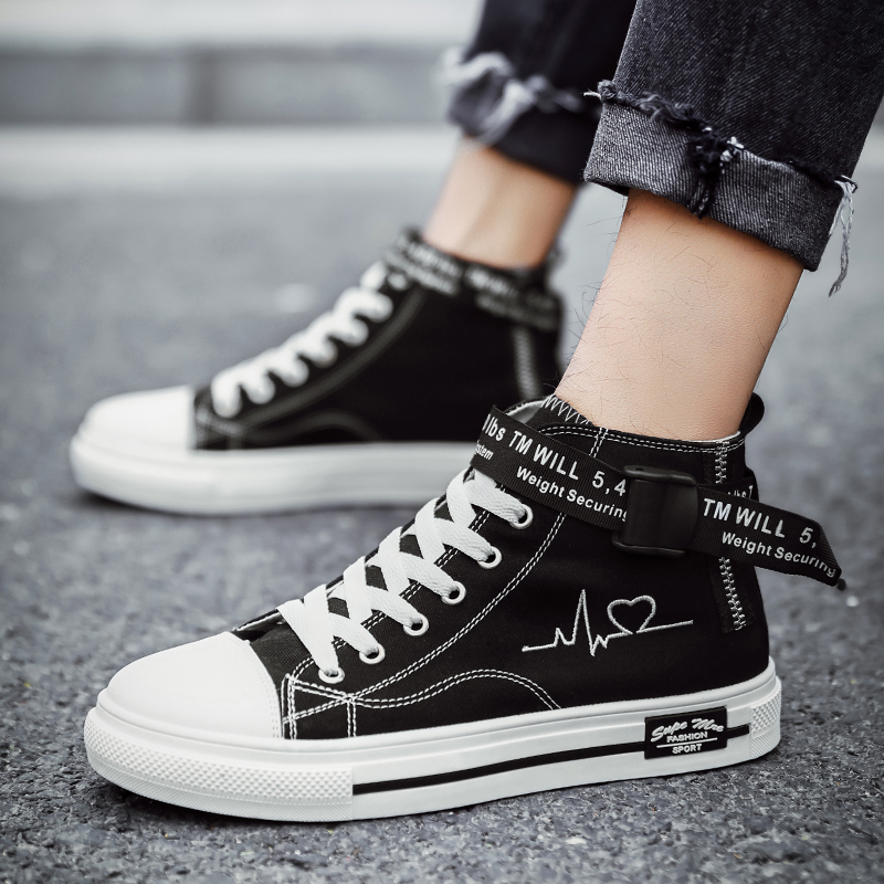 Printing women men Canvas shoes High Casual shoes Black White Red Platfom designer sneakers Homemade brand Made in China size 39-44, A1
Printing women men Canvas shoes High Casual shoes Black White Red Platfom designer sneakers Homemade brand Made in China size 39-44, A1