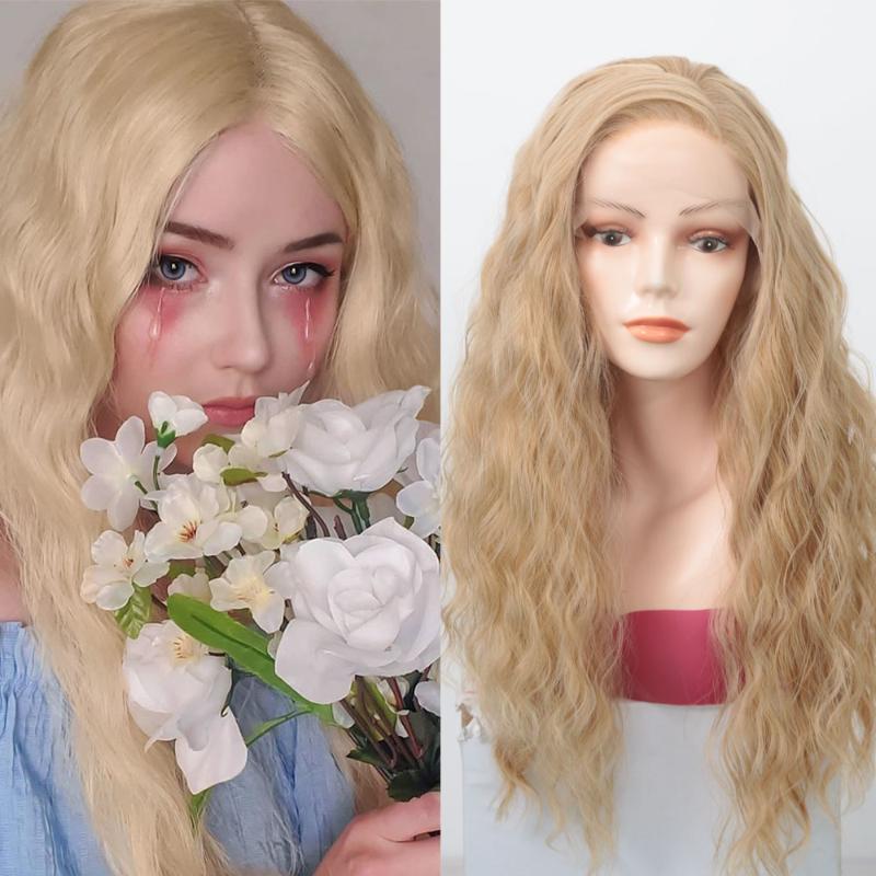 Charisma Ashy Blonde Curly Wigs For Women/Girl High Temperature Heat Fiber Lolita Wig Cosplay Party/Daily Best Synthetic Wig, As pic
Charisma Ashy Blonde Curly Wigs For Women/Girl High Temperature Heat Fiber Lolita Wig Cosplay Party/Daily Best Synthetic Wig, As pic