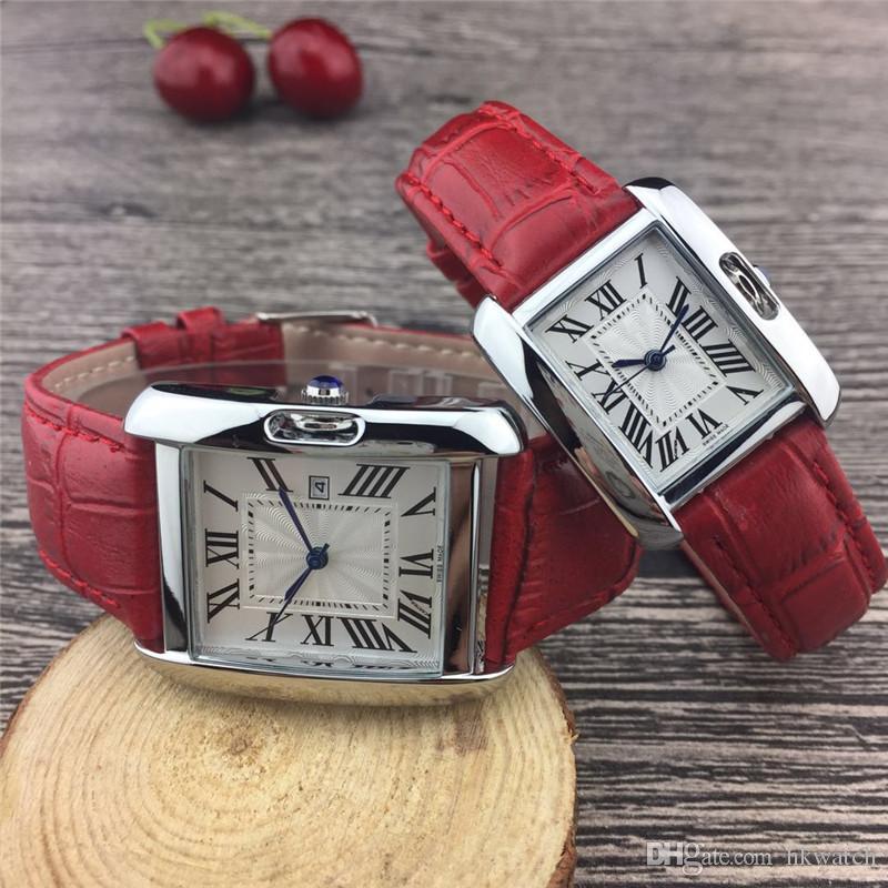Hot Sale Fashion Casual Dress Men Women Gift Watch Leather Strap Couple Luxury Watches Quartz Movement Designer Tank Wristwatches, Slivery;brown
Hot Sale Fashion Casual Dress Men Women Gift Watch Leather Strap Couple Luxury Watches Quartz Movement Designer Tank Wristwatches, Slivery;brown