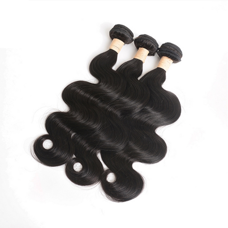 Brazilian Remy Hair Extensions Long Inch 32-38inch Body Wave Straight Natural Color 100% Human Virgin Hair Wholesale Three Pieces