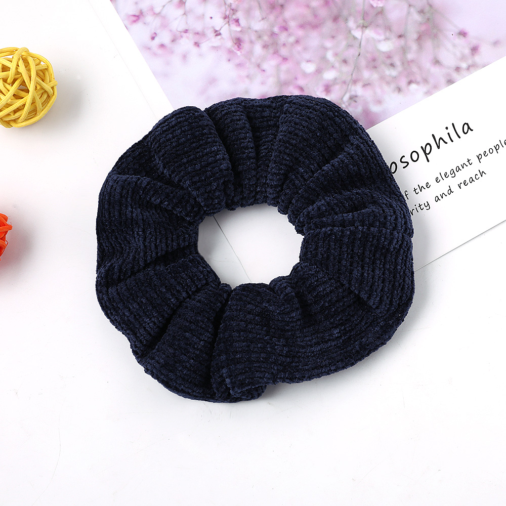 Fashion Hair Scrunchies Bobble Solid Color Sports Elastic Dance Headband Rope Women Hair Band Ring Soft Scrunchie Ponytail 20pcs 1029A