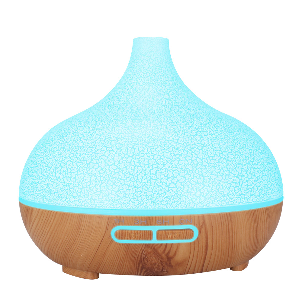 ultrasonic air humidifier 400 ml aroma essential oil diffuser with wood grain 7 color changing led lights for living room
ultrasonic air humidifier 400 ml aroma essential oil diffuser with wood grain 7 color changing led lights for living room