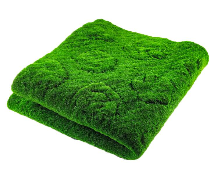 Artificial Grass Lawn Fake Moss Simulation Green Plant Wall Moss Artificial Foliage for Home Wedding Decoration