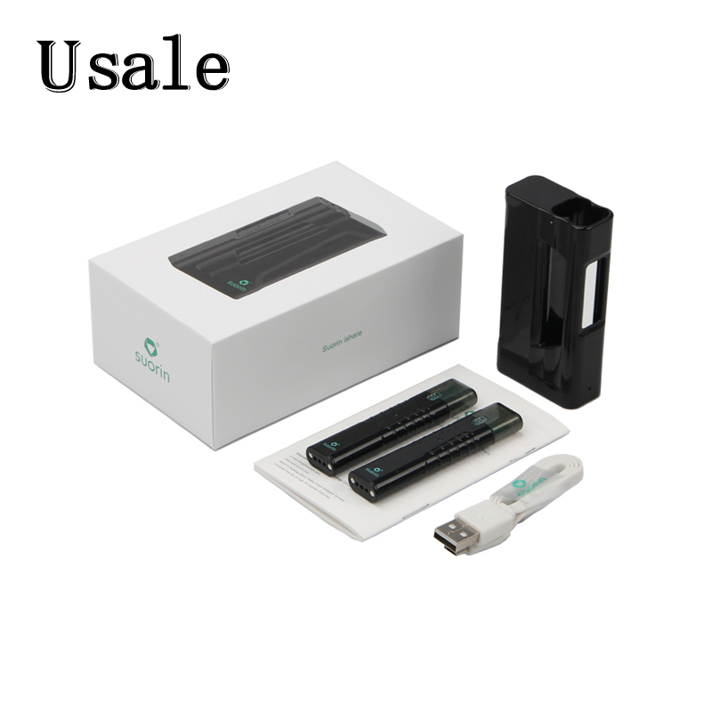 Suorin iShare Dual Kit With Exchangeable Twin e-Cigs two iShare Singles 1400mah Power Bank 0.9ml Replacement Catridge Pod 100% Original
Suorin iShare Dual Kit With Exchangeable Twin e-Cigs two iShare Singles 1400mah Power Bank 0.9ml Replacement Catridge Pod 100% Original