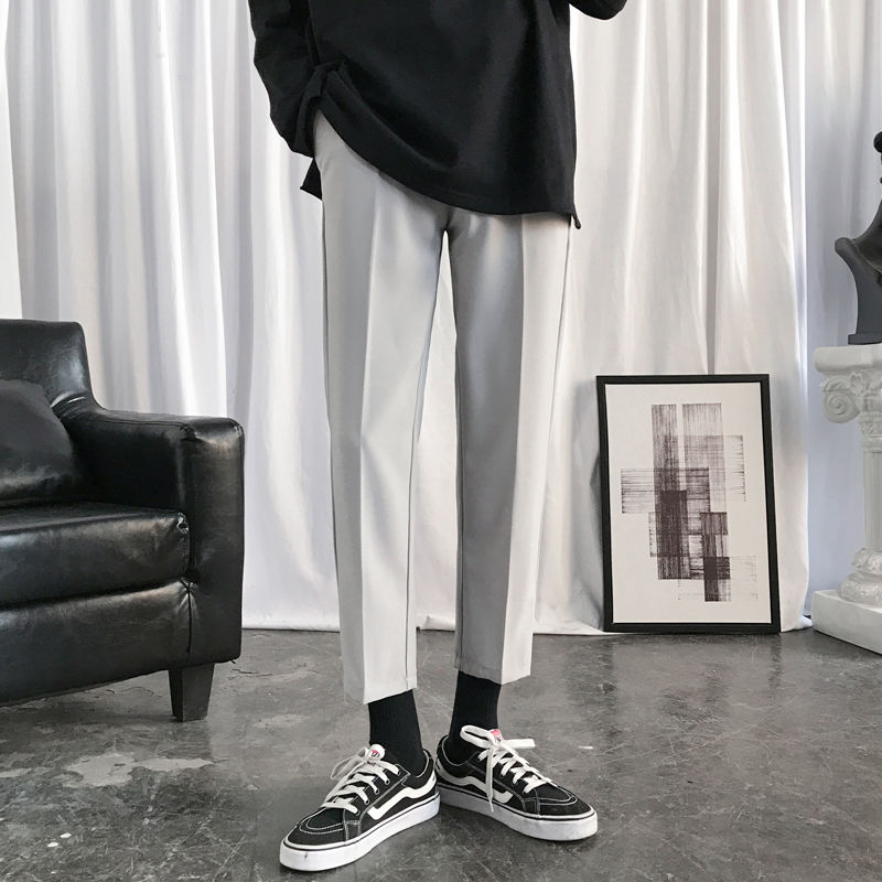 Men's trousers 2020 spring and summer new style slim stretch solid color casual trousers youth personality trend men's clothing, Black
Men's trousers 2020 spring and summer new style slim stretch solid color casual trousers youth personality trend men's clothing, Black