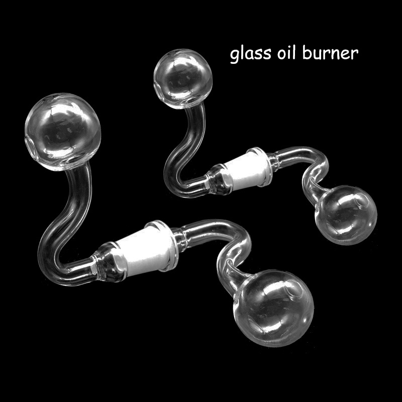 Smoking Accesoriess New style glass oil burner pipes pyrex 10mm 14mm 18mm male female frosted joints