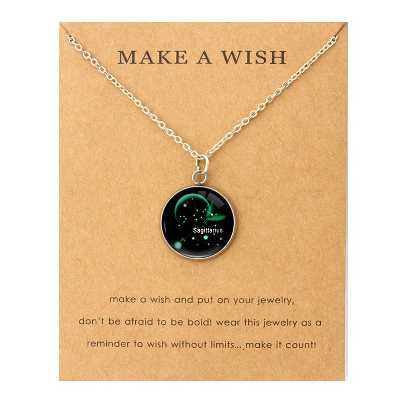 Fashion Sagittarius Necklaces Capricorn Aquarius Pisces Aries Taurus Gemini Cancer Leo Virgo Libra Scorpio Zodiac Pendants Necklaces
Fashion Sagittarius Necklaces Capricorn Aquarius Pisces Aries Taurus Gemini Cancer Leo Virgo Libra Scorpio Zodiac Pendants Necklaces